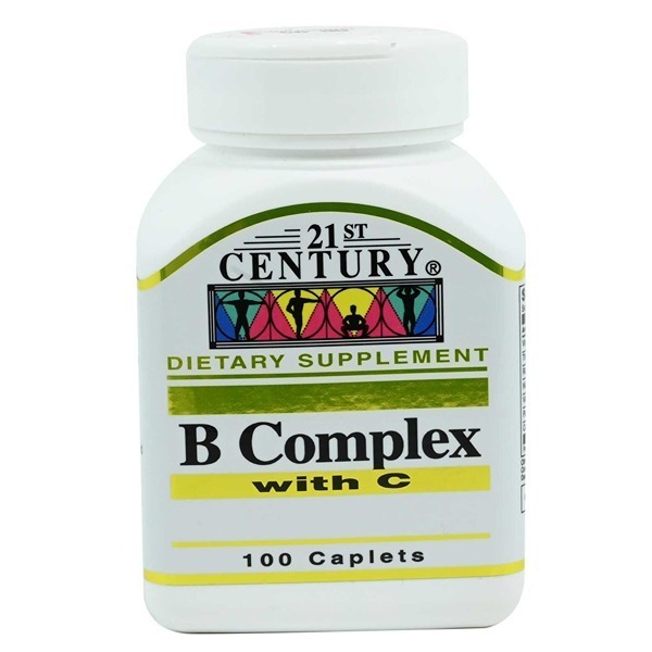 Buy 21st Century B Complex Plus Vitamin C Tablets 100's Online in the UAE
