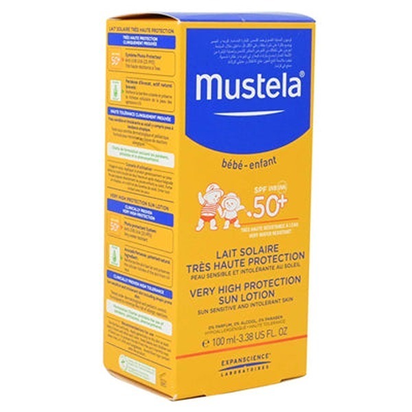 mustela sun lotion spf 50 face body 100ml